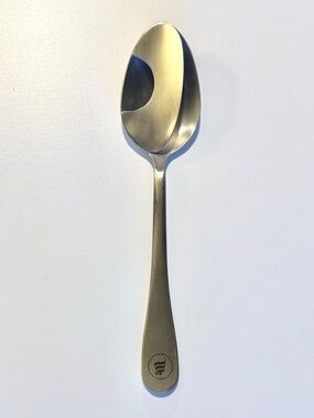 Vintage Moustache Spoon: Keeps Moustache Dry + Groomed! Stainless Built-in Guard